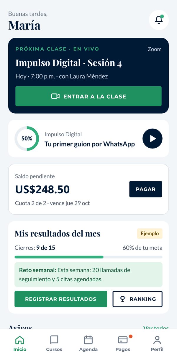 App del estudiante